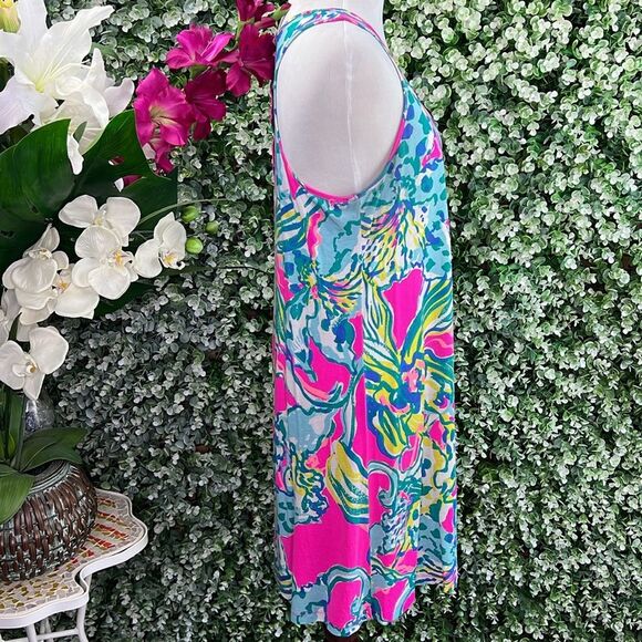 Lilly Pulitzer Melle Magenta Hottie Tank Dress - Picture 5 of 16